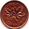 Image 2 : BEAUTIFUL HIGH GRADE 1947 CANADA SMALL CENT-CH BU+RED