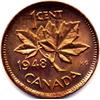 Image 2 : HIGH GRADE 1948 CANADA SMALL CENT-CH BU+RED TONED