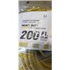 Image 2 : NEW HEAVY DUTY LIGHTED 200FT YELLOW EXTENSION CORD. 10AWG/3C