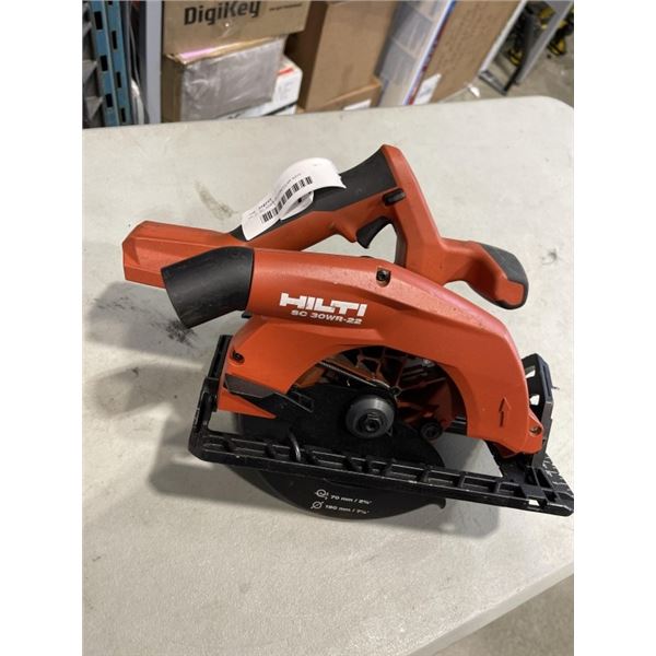 HILTI  SC 30WR-22 CIRCULAR SAW - WORKING NO BATTERY