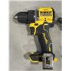 Image 2 : 2 DEWALT CORDLESS DRILLS 1/2" CORDLESS DRILL DRIVER AND 1/4" IMPACT DRIVER - WORKING, NO BATTERY