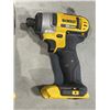 Image 3 : 2 DEWALT CORDLESS DRILLS 1/2" CORDLESS DRILL DRIVER AND 1/4" IMPACT DRIVER - WORKING, NO BATTERY
