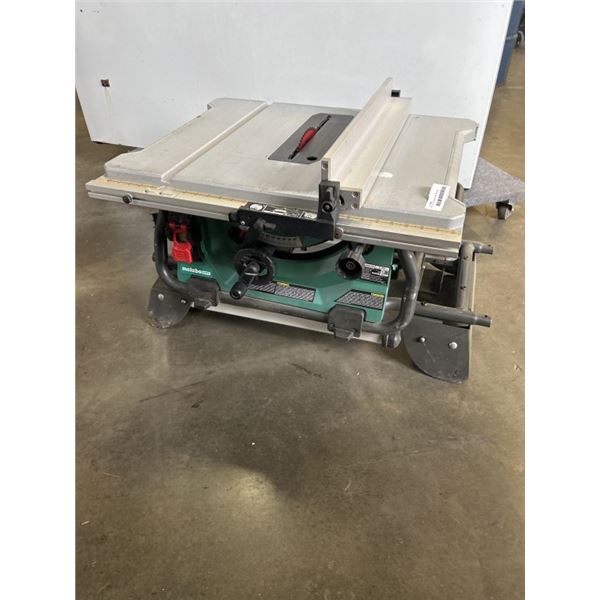 METABO TABLE SAW W/ BLADE