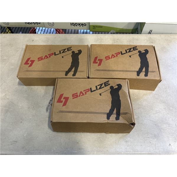 3 NEW PACKS OF SAPLIZE GOLF GRIPS. 15 GRIPS PER PACK
