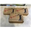 Image 1 : 3 NEW PACKS OF SAPLIZE GOLF GRIPS. 15 GRIPS PER PACK