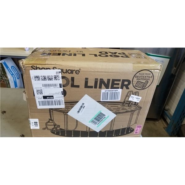 SHOP SQUARE POOL LINER PAD 18' ROUND