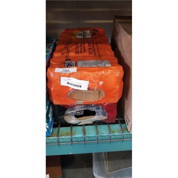 CASE OF DIET DR PEPPER AND MANGO PEACH GINGERALE - MAY BE CANS MISSING