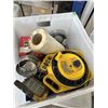 Image 3 : 2 TOTES OF MISC TOOLS AND PLUMBING SUPPLIES