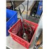 Image 2 : CRATE OF BODY SHOP TOOLS AND TORCH ROD W/ HOSE