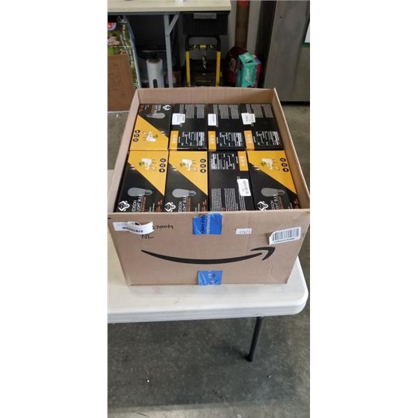 CASE OF NEW EDISON LIGHT BULBS