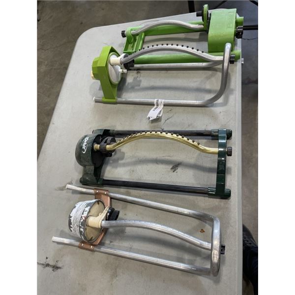 4 OSCILLATING WATER SPRINKLERS
