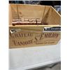 Image 2 : WOODEN BOX OF STAMPS AND INK PADS