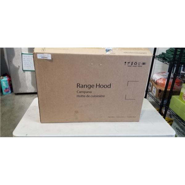 FRIGIDAIRE BOXED RANGE HOOD