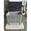 Image 4 : LOT OF TOTES W/ BUILT IN LIDS