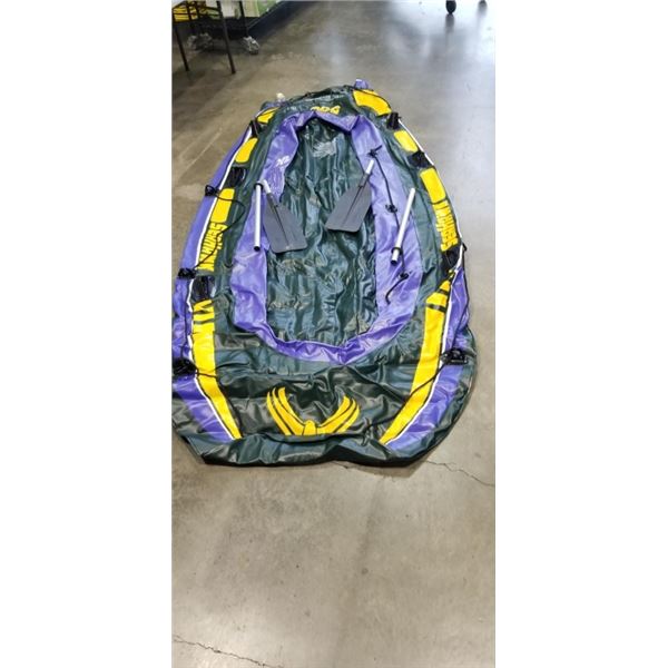 SEAHAWK INFLATEABLE RAFT W/ PADDLE - NEVER USED