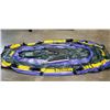 Image 4 : SEAHAWK INFLATEABLE RAFT W/ PADDLE - NEVER USED