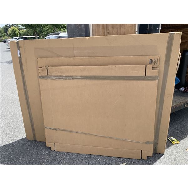 7 NEW GAYLORD PALLET BOXES 46"x36"x60"