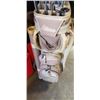 Image 2 : GOLF CLUB SET W/ BAG AND COVER- VINTAGE SEVENTY-SIX CAMPBELL WOODS AND ASSORTED IRONS