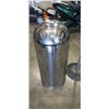 Image 2 : CHROME COMMERCIAL GARBAGE CAN, LIFT OFF AND COAT RACK