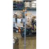 Image 3 : CHROME COMMERCIAL GARBAGE CAN, LIFT OFF AND COAT RACK
