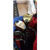 Image 4 : GOLF BAG OF LH SLAZENGER IRONS, WILSON DRIVERS WITH GOLFBALL SHAGGER OF EXPERIENCED GOLF BALLS