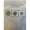 Image 1 : 3 BICENTENNIAL 1776-1976 USA COINS, $1 EISENHOWER, 50 CENT KENNEDY, 25 CENT WASHINGTON