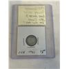 Image 2 : 1931 CANADIAN SILVER 10 CENT KING GEORGE V .800 SILVER LOW MINTAGE