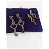 Image 1 : 2 PAIRS OF VINTAGE RHINESTONES EARRINGS