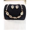 Image 1 : VINTAGE LUCITE NECKLACE AND PAIR OF CLIP ON EARRINGS