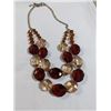 Image 2 : DOUBLE STRAND GLASS BEADS CHOKER MARKED THE LIMITED