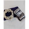 Image 2 : 2 MOTHER OF PEARL BRACELETS