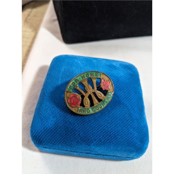 ANTIQUE ENAMEL PATTORINI BIRMINGHAM BROOCH