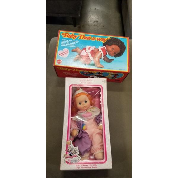 2 VINTAGE DOLLS IN ORIGNAL BOXES