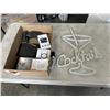 Image 1 : LOT OF ELECTRONICS AND NEON SIGN