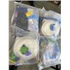 Image 1 : 4 BAGS OF NEW PARTY SUPPLIE KITS - BALOONS, BANNERS, PLATES, ETC