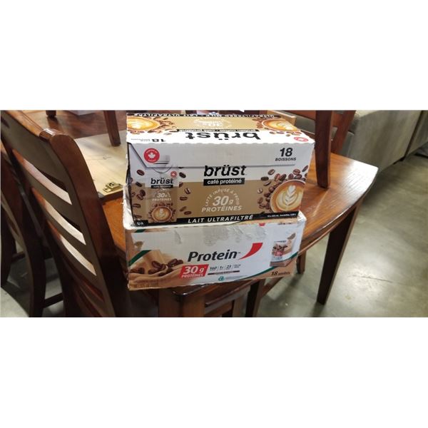 2 CASES OF PROTEIN SHAKES, EXP 2027