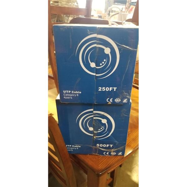 APPROX 750FT UTP CABLE CATEGORY 6 4 PAIRS