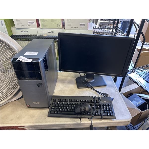 ASUS A6 DESKTOP COMPUTER WITH WINDOWS 10 UPDATES, READY TO USE WITH KEYBOARD, MOUSE AND MONITOR
