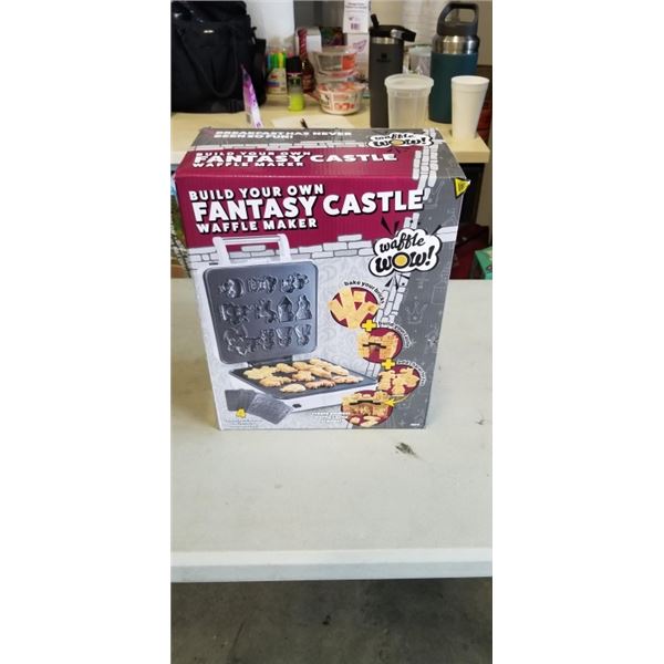 NEW WAFFLE WOW FANTASY CASTLE WAFFLE MAKER