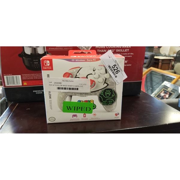 PDP AFTERGLOW WAVE REMATCH WIRELESS CONTROLLER - TESTED WORKING