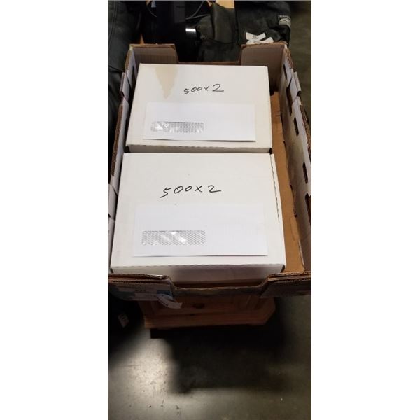 1000 NEW ENVELOPS WITH WINDOWS