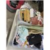 Image 1 : 2 BOXES OF ASSORTED DECOR, SUNGFLASSES, SOME NEW