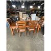 Image 2 : DINING TABLE W/ LEAF 6 CHAIRS