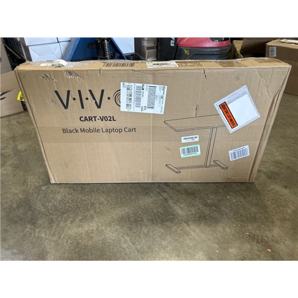 VIVO BLACK MOBILE LAPTOP CART
