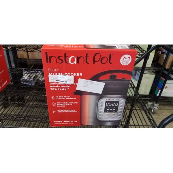 INSTANT POT DUO PLUS V5 7-IN-1 6QT PRESSURE COOKER - TESTED WORKING, RETAIL $159
