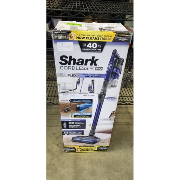 SHARK PET PRO MULTI-FLEX CORDLESS STICK VACUUM - TESTED WORKING