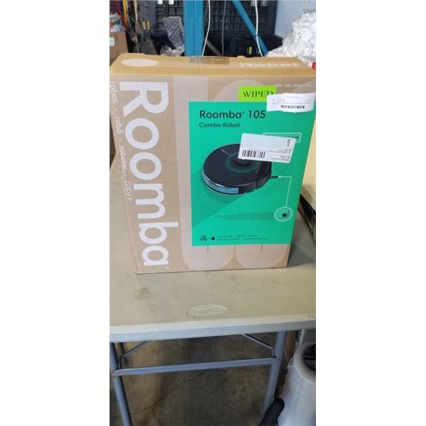 IROBOT ROOMBA 105 COMBO ROBOT VACUUM AND MOP - TESTED WORKING