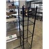 Image 6 : BRAND NEW BLACK 4 TIER STORAGE RACK W/ SHELVES AND STORAGE BASKETS - 60" TALL, 50" WIDE, 14" DEEP