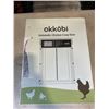 Image 4 : NEW OKKOBI EGG INCUBATOR MODEL M10 AND OKKOBI AUTOMATIC CHICKEN COOP DOOR. DARK BROWN COLOR