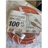 Image 1 : NEW HEAVY DUTY LIGHTED 100FTORANGE EXTENSION CORD. 10AWG/3C